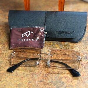 Feisedy ladies sunglasses bronze lens